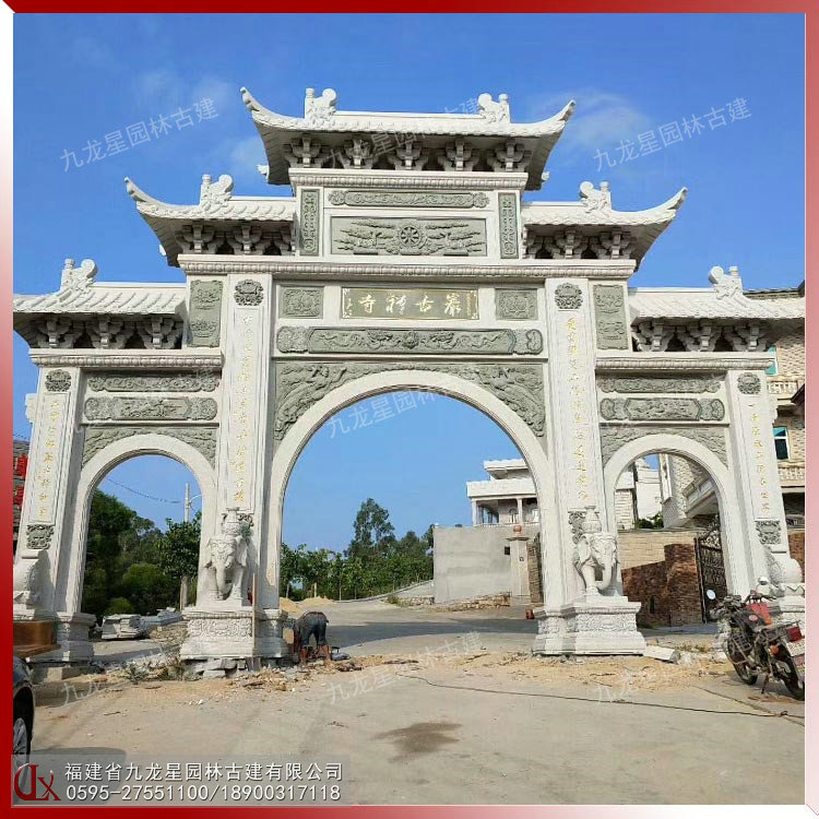 石雕牌坊門(mén)樓