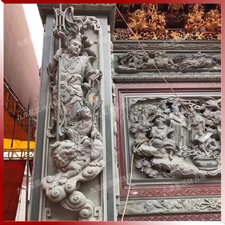 寺廟浮雕石雕壁畫 