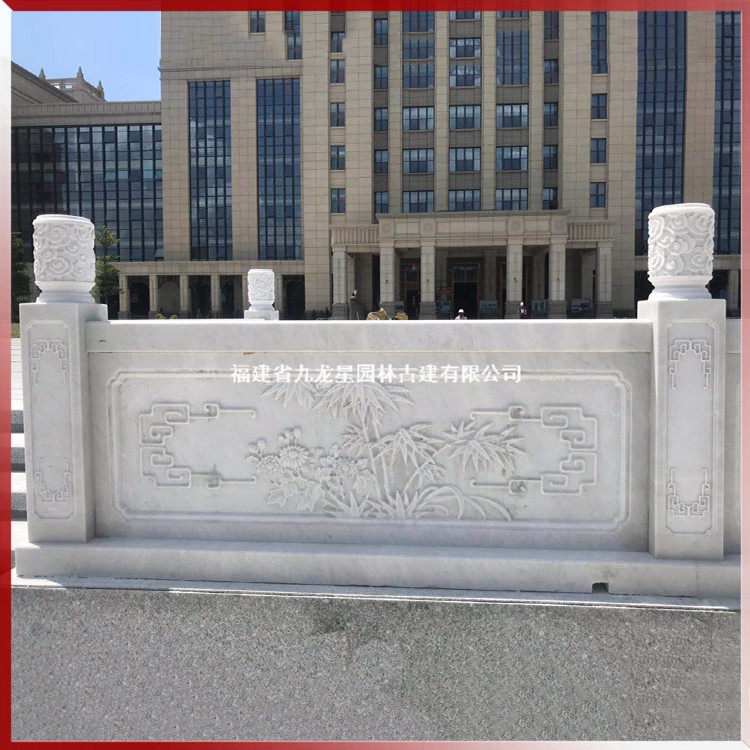 石雕欄桿梅蘭竹菊?qǐng)D片
