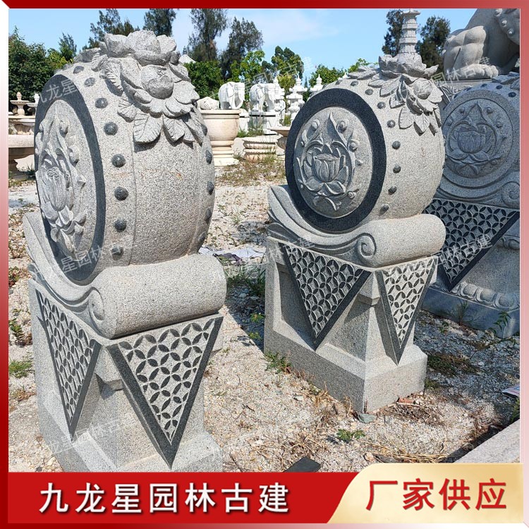 石雕抱鼓石圖片