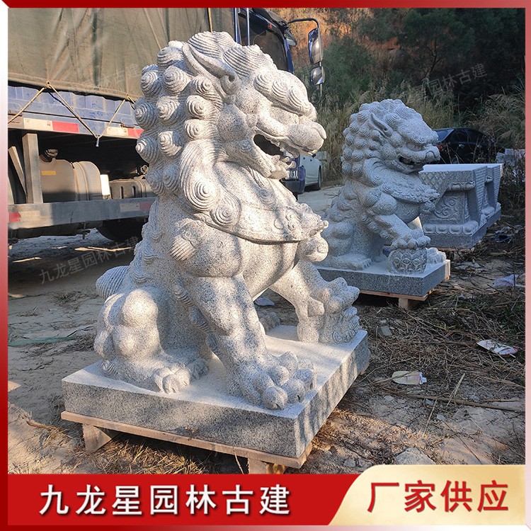 門(mén)口石獅子圖片