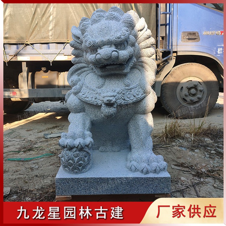 門(mén)口石獅子圖片