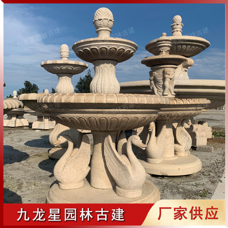 1628306966654339.jpg 天鵝石雕噴泉水缽圖片